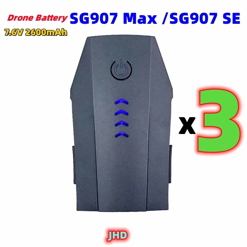 Jhd SG907 max/ SG907 SE Battery 4K GPS Drone ของแท้ ZLL batary สำหรับ SG907 MAX โดรนกล้อง Lipo อุปกรณ์แบตเตอรี่ SG907 SE