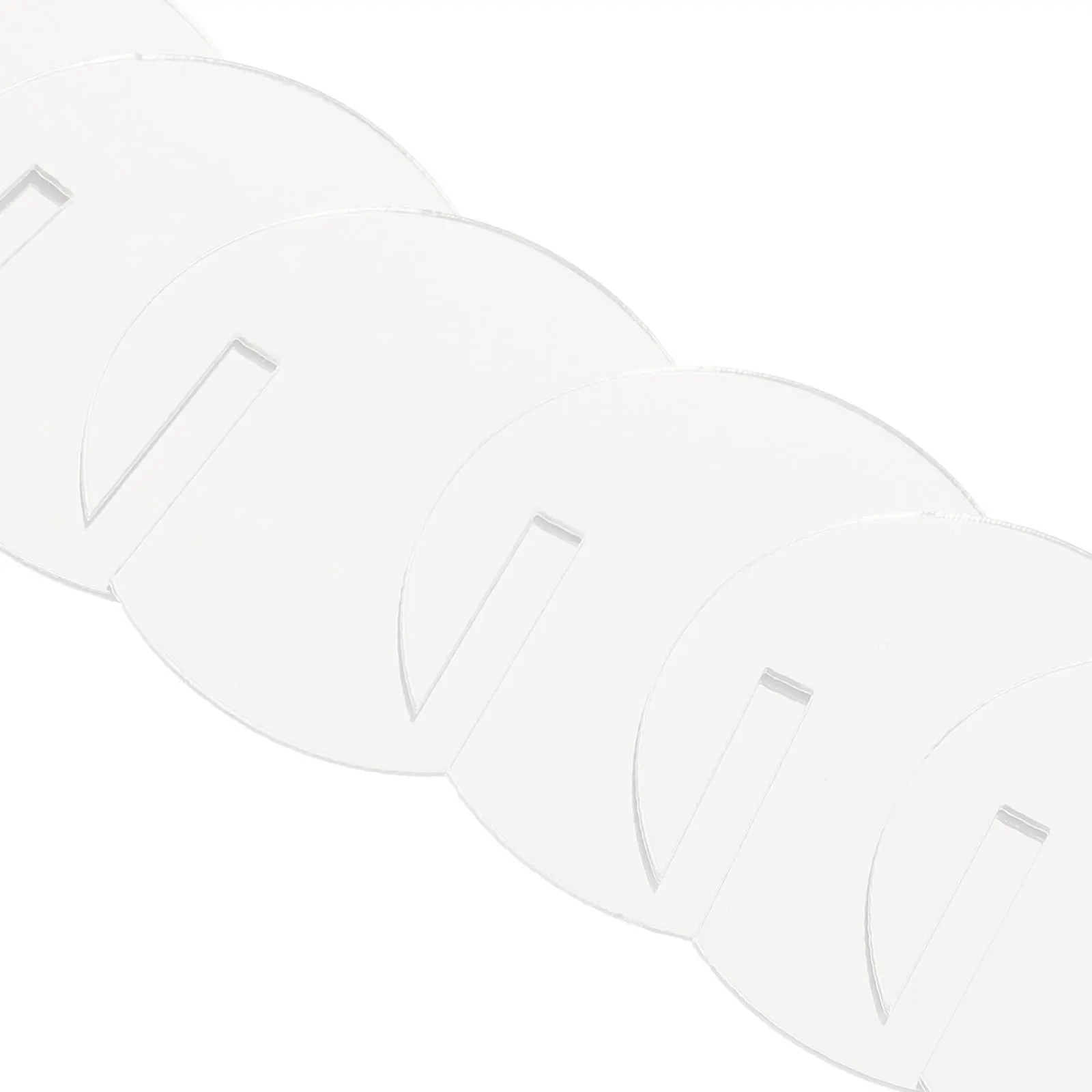 

30Pcs Acrylic Wine Glass Markers Round Shape Drink Tags Party Accessories Reusable Custom Labels Drink Tags Reusable Cup Markers