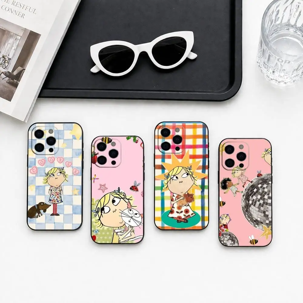 

Cartoon Charlie and Lola-a Phone Case For iPhone 17, 16,15,14,13,12,11 Plus,Pro Max, Others Soft Black Cover