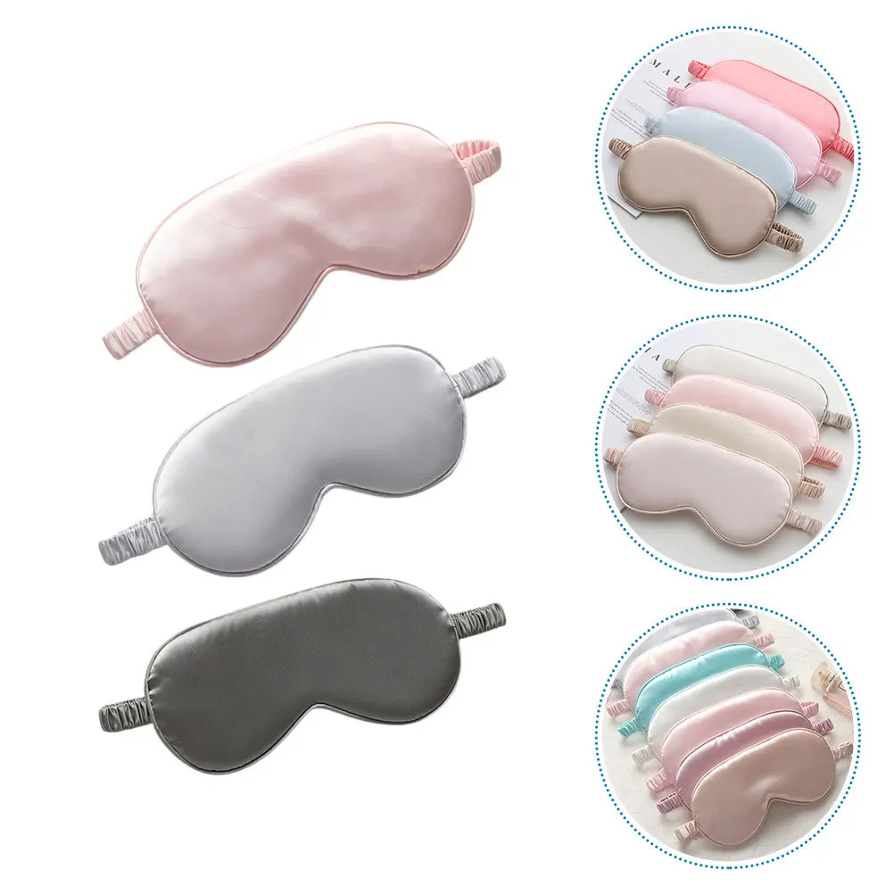 

3Pcs Sleep Eye Mask Premium Breathable Soft Satin Two-Sided Sleeping Blindfold for Travel Nap Rest Eye Mask Nap Blindfold