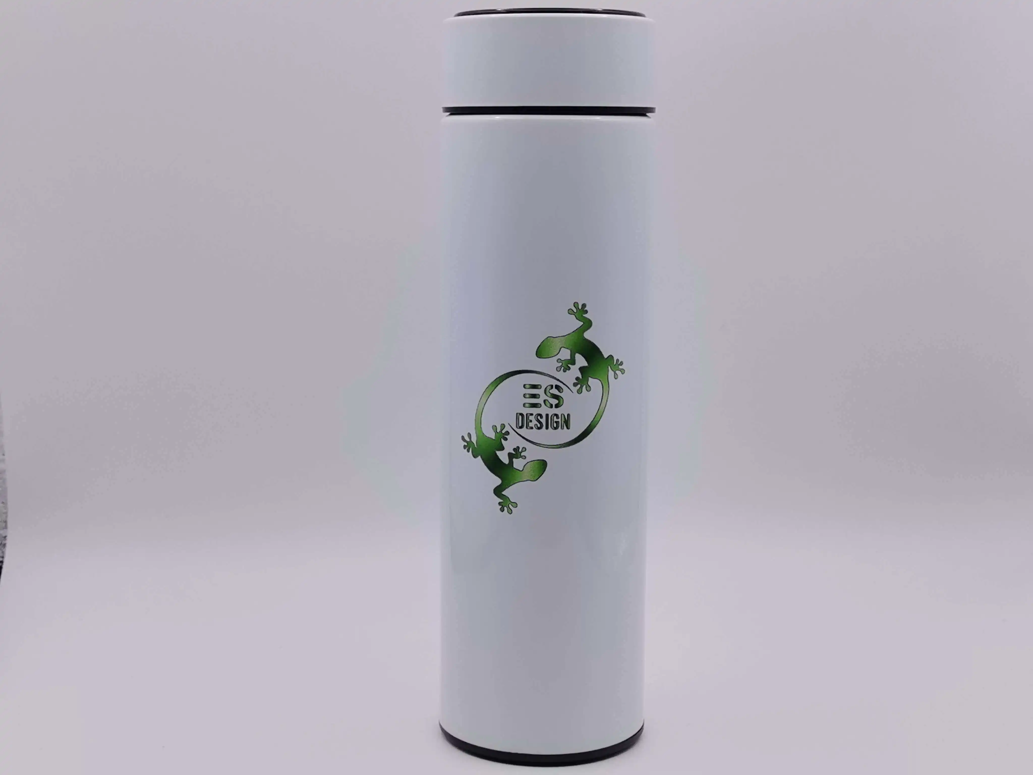 Customized Logo Image Picture  insulated cup LED touch display temperature straight  water cup couple mug creative business gift