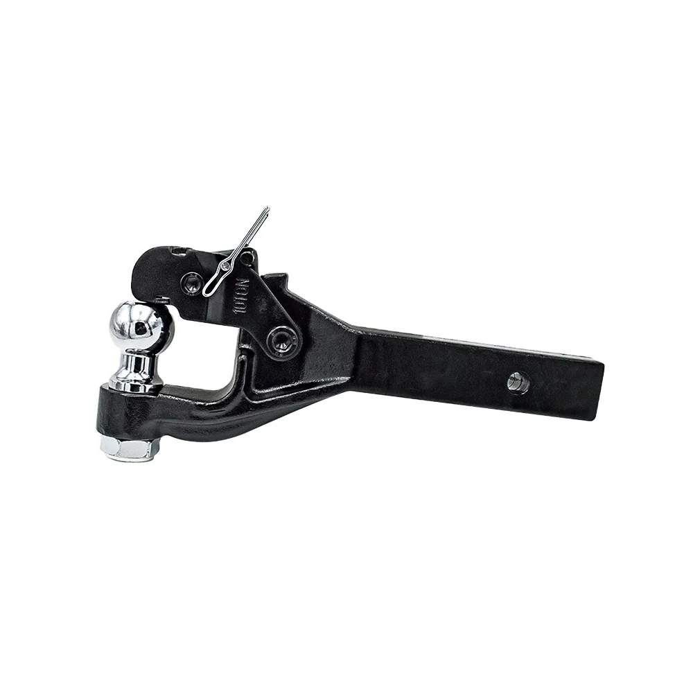 

New 10-Ton Pintle Hook Trailer Hitches Receiver Hook Combination 2-5/16 Inch Hitch Ball 15-1/2Inch Length 20000 Lbs Capacity