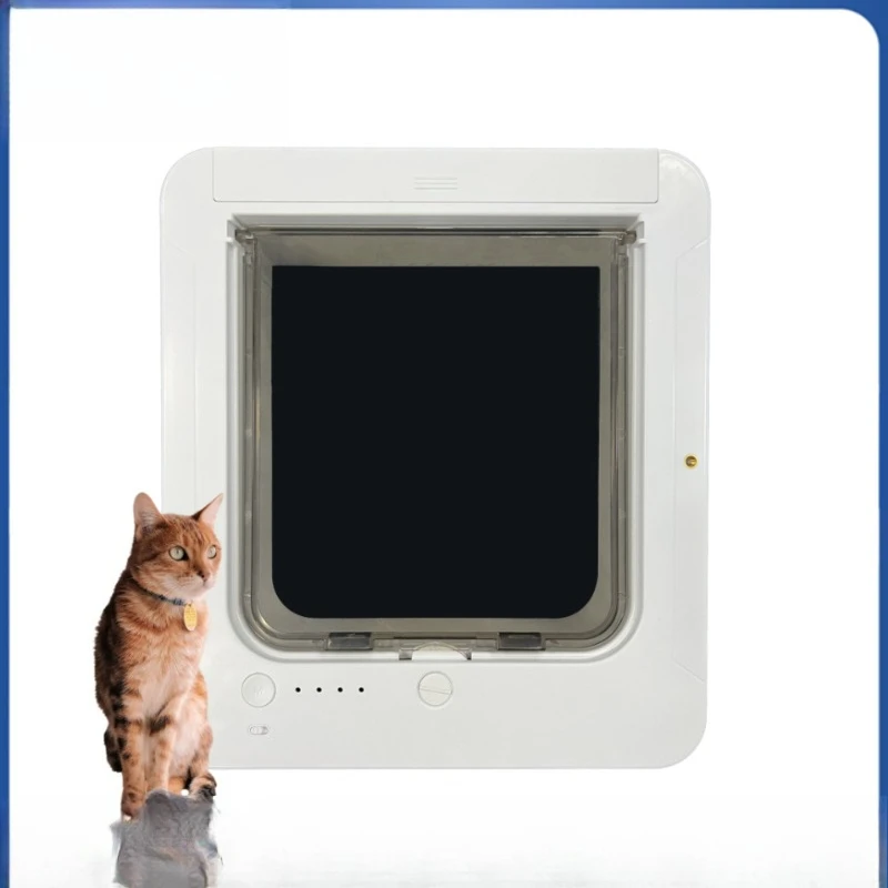 Smart pet door cat door cat hole, induction can control the direction of entry and exit cat dog