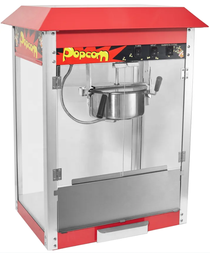 Hot Sale Electric Automatic Popcorn Makers 8oz Commercial Popcorn Machine