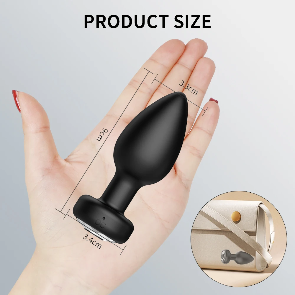 Vibrador Anal con Control inalámbrico por aplicación, tapón Anal para hombres, masajeador de próstata, estimulador, masturbador femenino, Juguetes sexuales para adultos para mujeres Gay