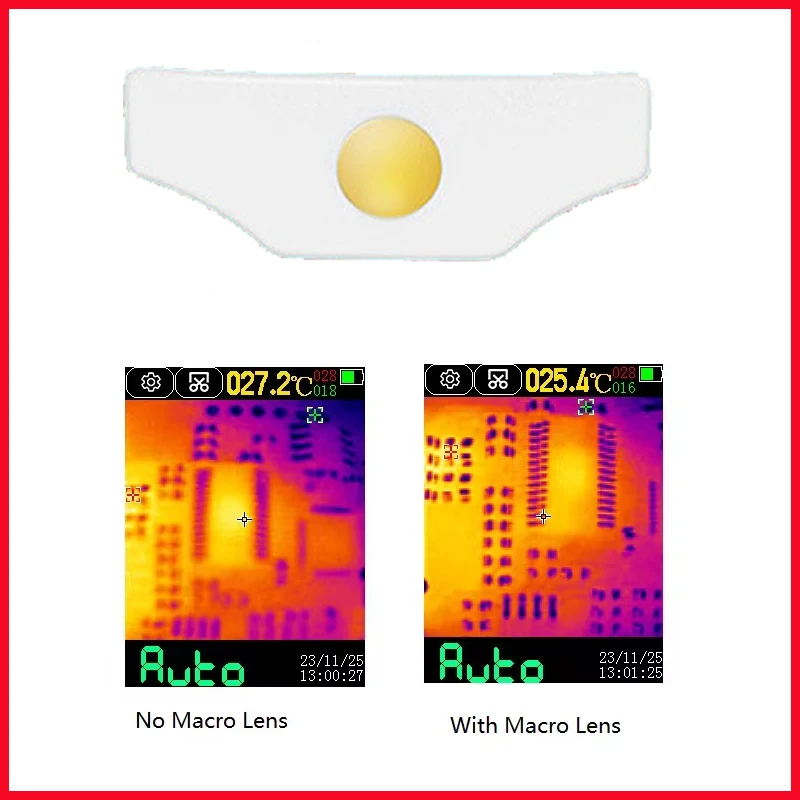 Macro Lens for TOOLTOP ET13S Thermal Camera ET13S Dedicated Macro Lens For PCB Inspection