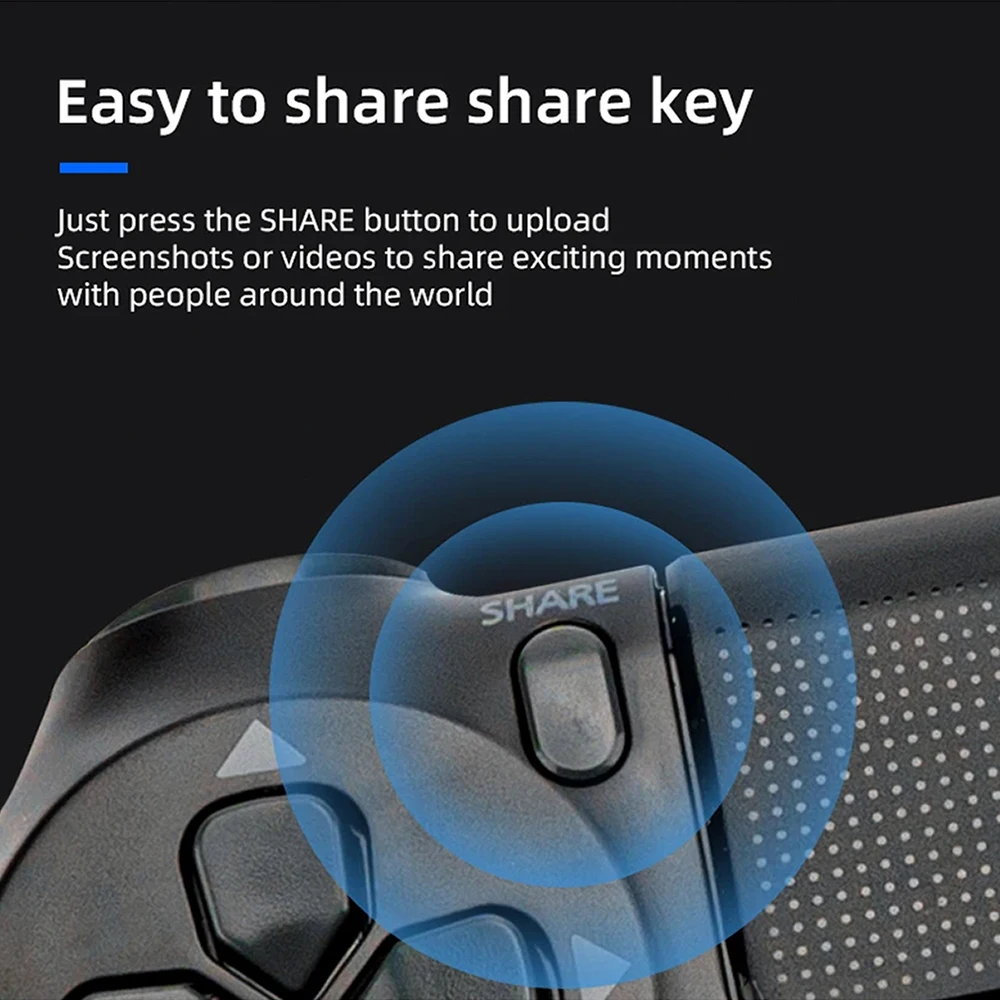 دعم وحدة تحكم لاسلكية بلوتوث لوحدة التحكم PS4 Gamepads لعصا التحكم PS4 Slim/Pro لجهاز IOS/PC/Android/Steam