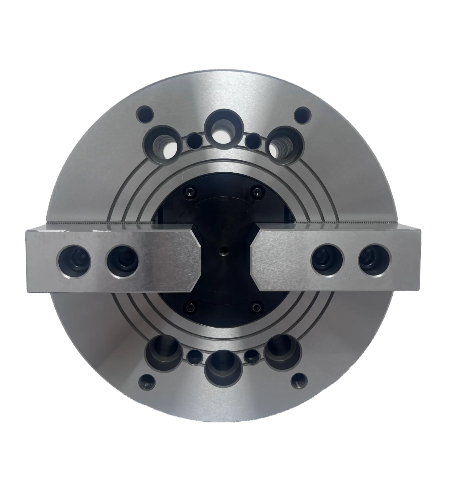 High precision two-jaw steel numerical control chuck 200mm 0.05mm precision HRC40 hardness 3000 RPM maximum speed, milling machi