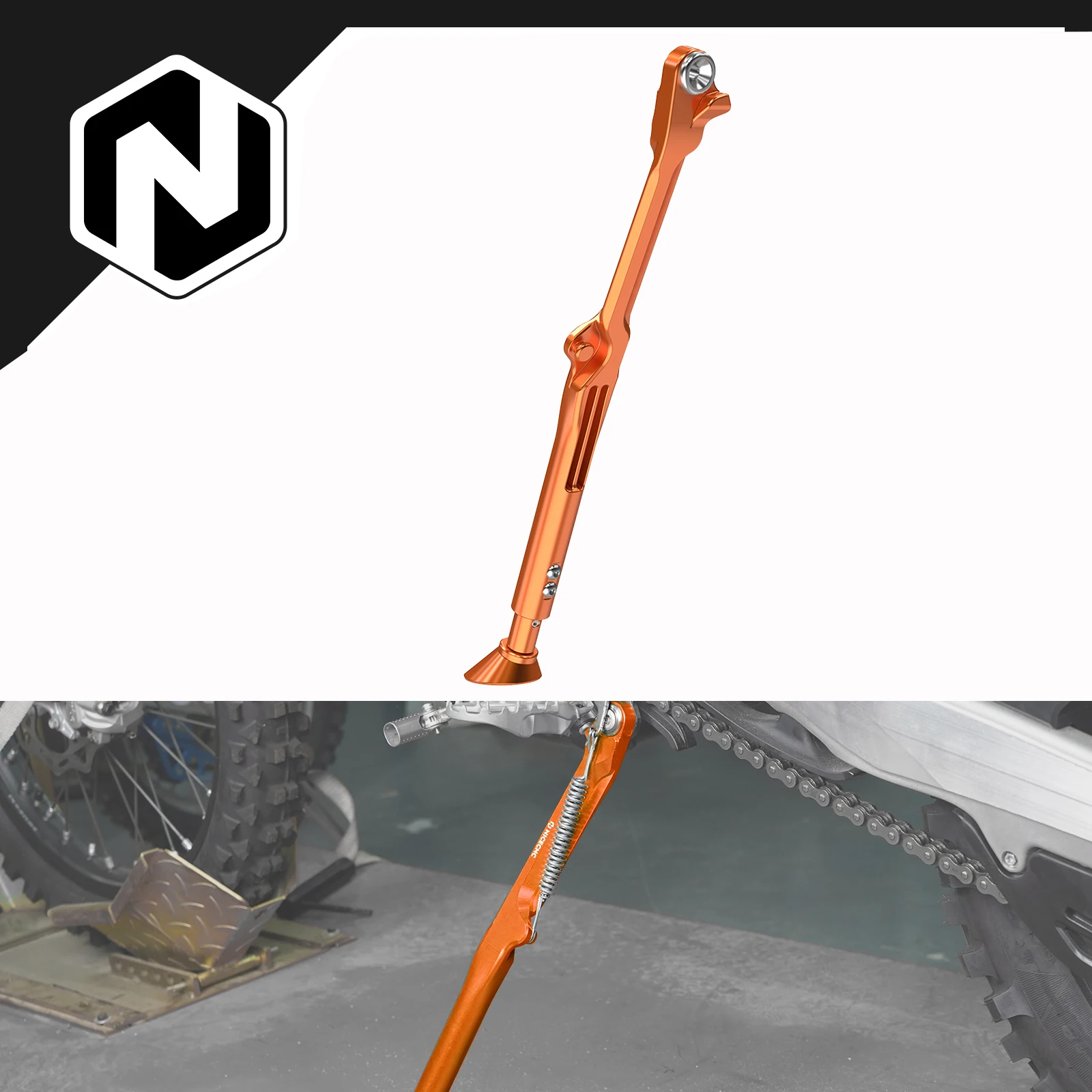 

For KTM EXC 300 2024-2025 NICECNC Adjustable Kickstand Sidestand EXCF 350 XCW 500 XCF-W 450 XW-F 24-25 XC 300 XCF 250 2023-2025