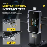 FNIRSI FNAC - 28 Type C USB Tester - A 2-in-1 Tool, 6.5A, for Digital Voltage & Current Measurement, Cable and Charger Testing