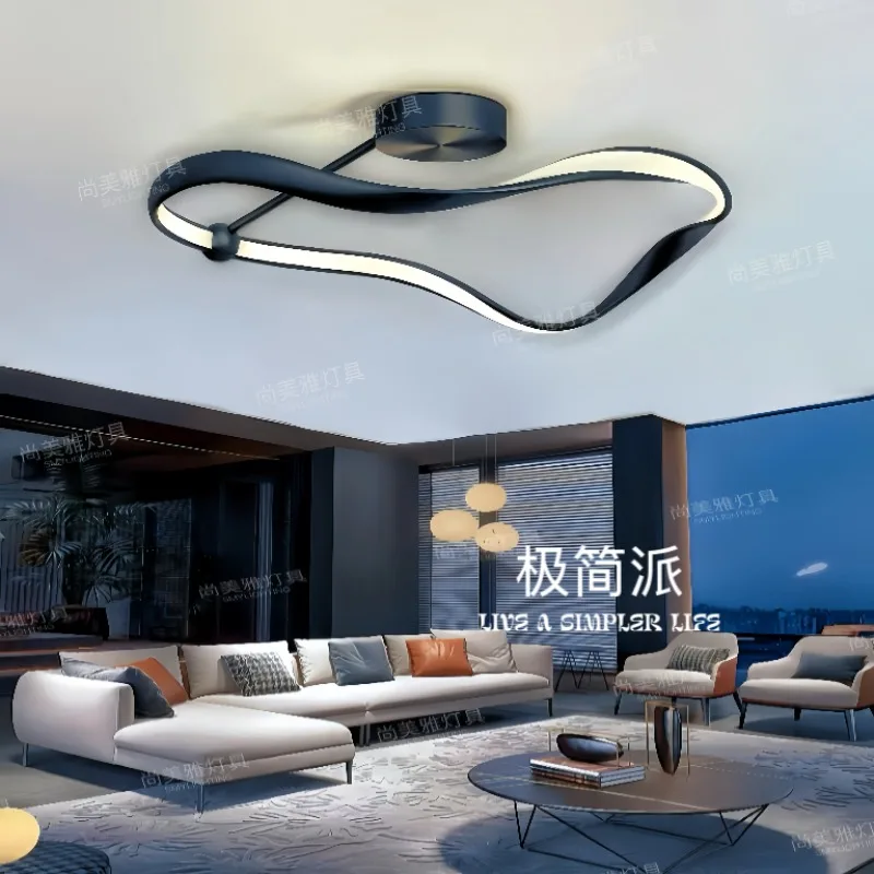 Kreative Schlafzimmer Deckenleuchte LED Moderne minimalistische Wohnzimmerleuchte Nordic personalisierte Arbeitszimmerleuchte Designer Restaurant Kitch