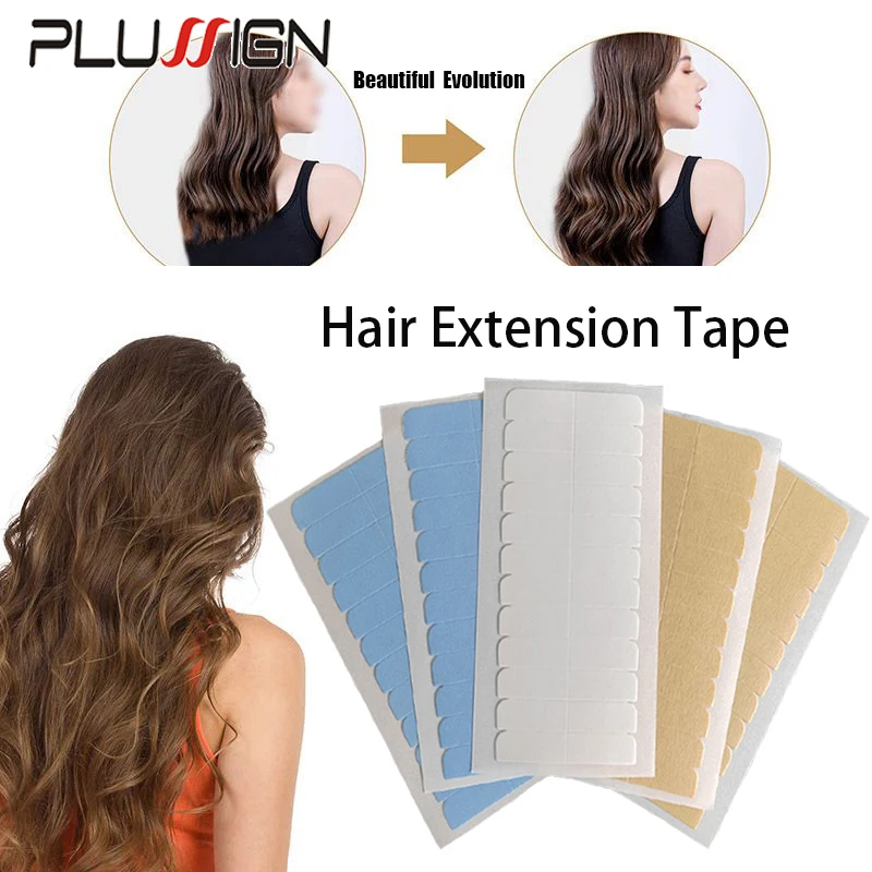 Plussign Replacement Tape For Hair Extensions Double Sided Wig Fixing Tape For Toupee No Shine Tape Easy Remove Wig Adhesives