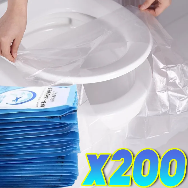 Toilet Seat Cover Toilet Lid for Bathroom Accessories Bowl Disposable Mat Protector Products Household Merchandises Home Garden