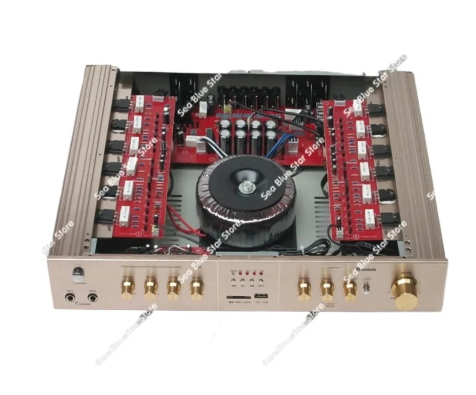 Stage household power amplifier 5 channel power amplifier high power with bluetooth 1941 fever hifi