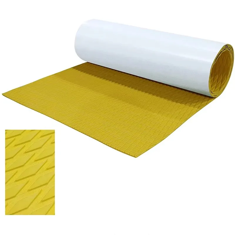 

1200*300mm EVA Foam Surfboard Traction Pads Non-slip Self-Adhesive Grip Mat Trimmable Sheet for Kayak Yacht Pool Skateboard