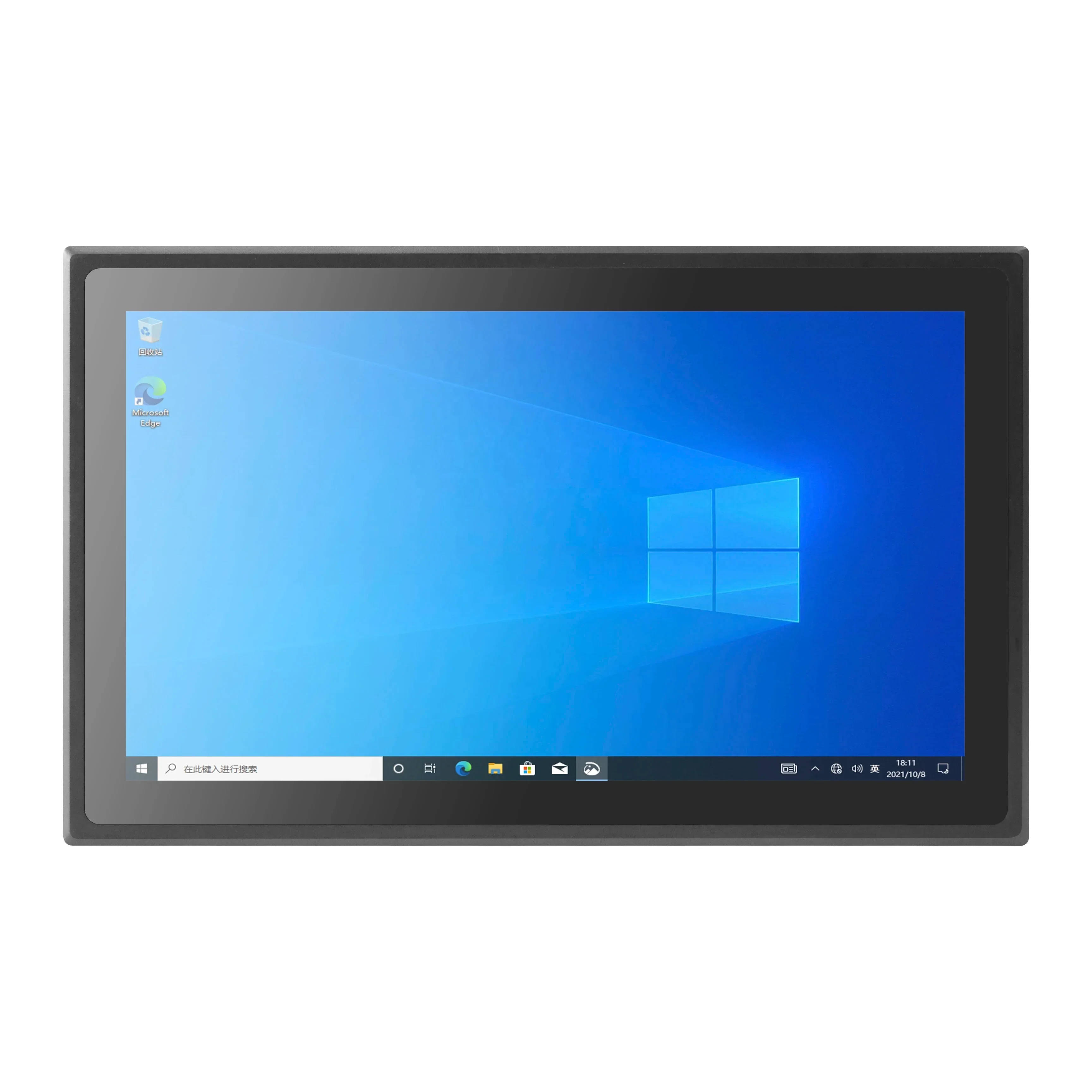 Geshem 18.5 Inch High Performance I3 I5 I7 Fanless Embedded Panel PC Industrial Computer Win10/Linux