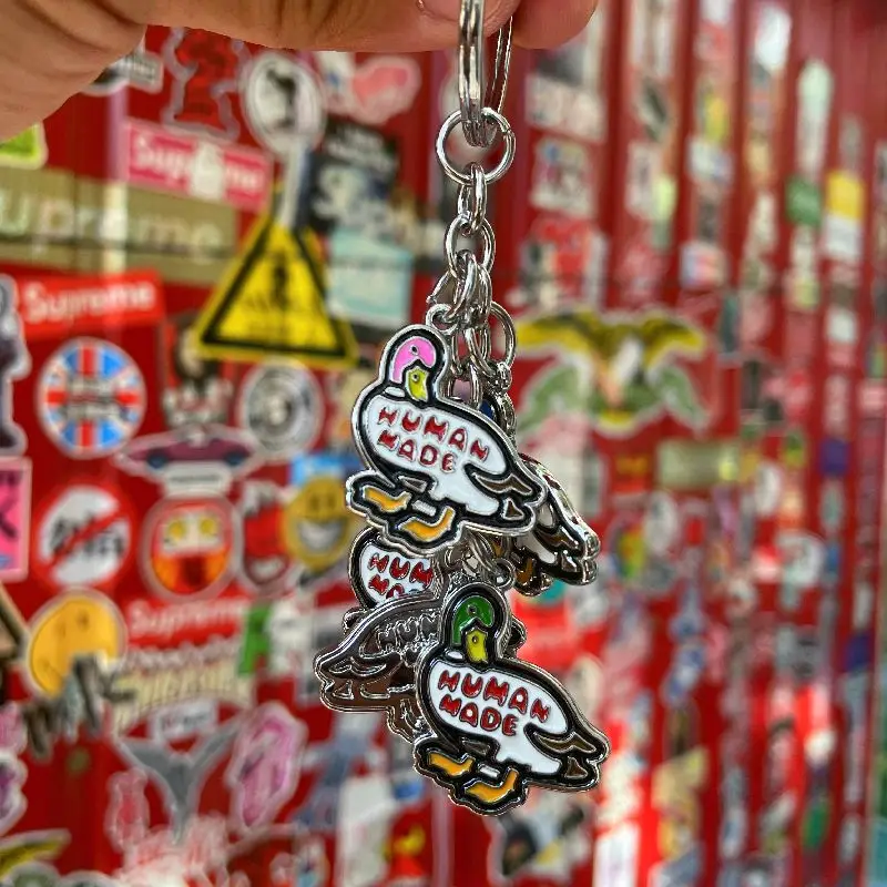 2021aw-ヒューマンメイド-ダックキーチャーム-カラフル-pvc-バッグペンダント-ストリートウェアアクセサリー