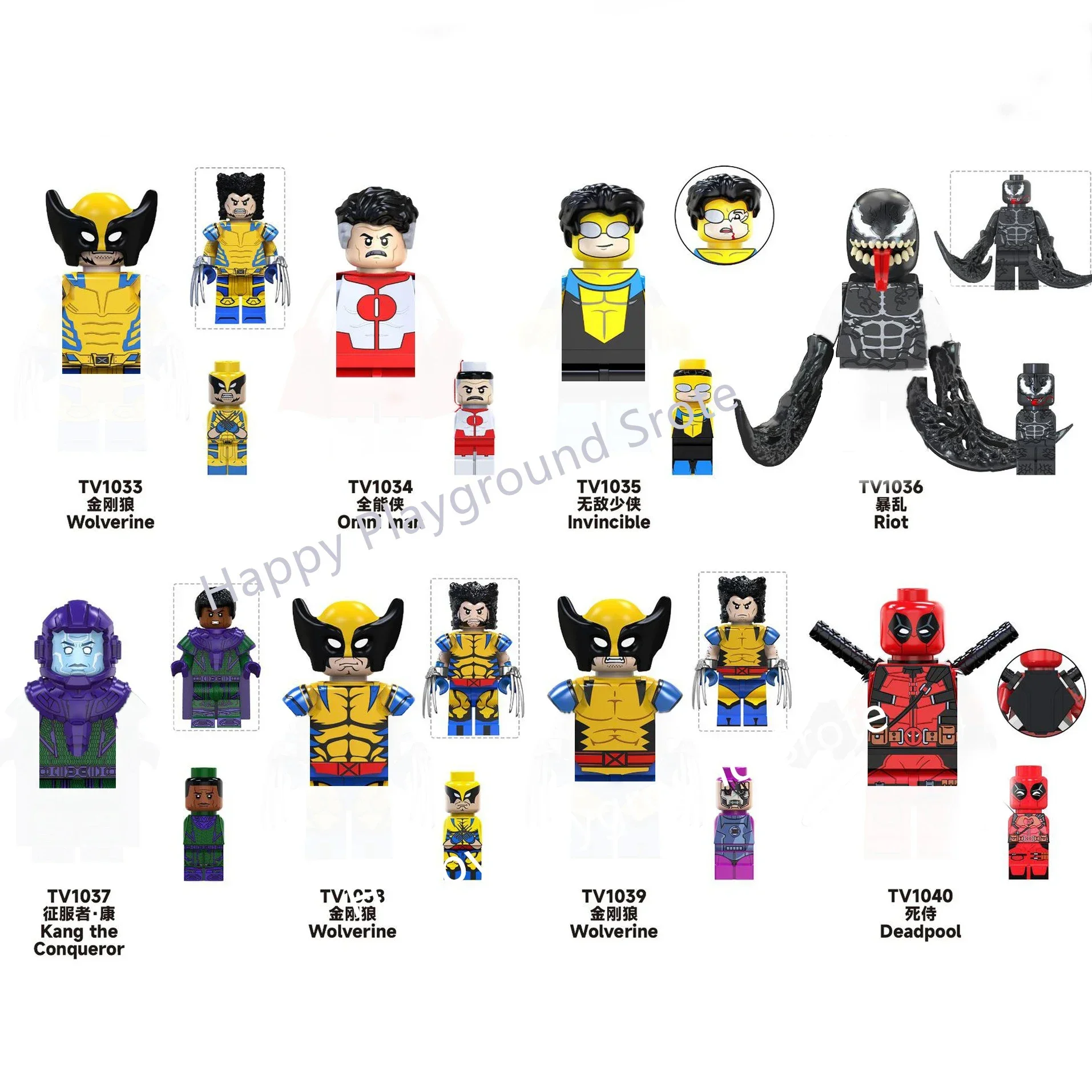 جديد أنيمي سوبر الكرتون الأفلام التلفزيونية أبطال الطوب لعبة اللبنات للأطفال جمع اللعب نموذج هدايا عيد الميلاد