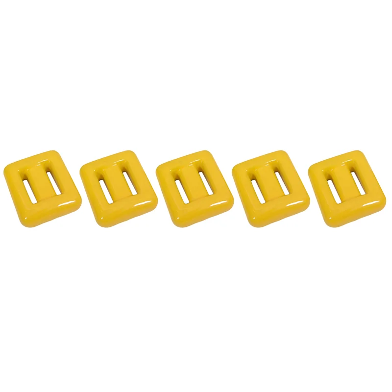 

5X Dive Weights For Scuba Diving Weight Belt Lead Weights Scuba, Coated Dive Weights,Diving Lead Weights Yellow