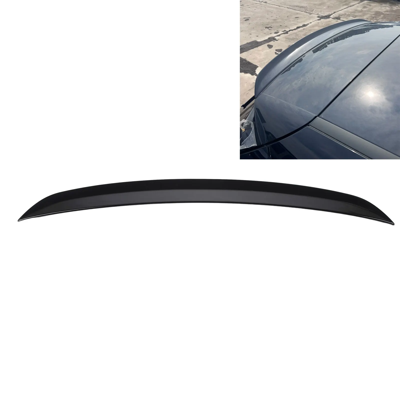 

Задний спойлер багажника — глянцевый черный спортивный вид, замена для Benz A‐Class W177 AMG‐Line Hatchback A35 A45, внешний аксессуар