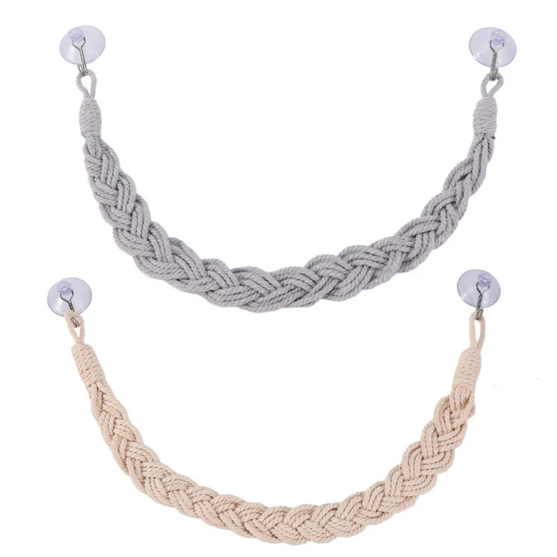 

2pack Pet Enrichment Toy Durability Pet Climbing Rope Reptiles Climbing Rope for Hermits Pet Enclosures 45BE