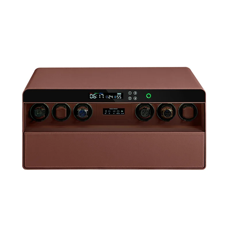 Oem Steel Security Digital Lock Luxury Jewelry Organizer Box Interior Watch Winder for Hotel Home Bedroom