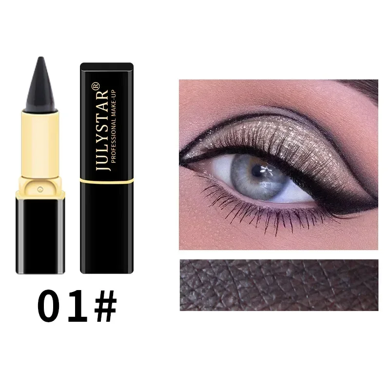 Penna per eyeliner a 5 colori Penna per ombretto glitterata Impermeabile Facile da indossare Ombretto femminile sexy ad alta lucentezza a lunga durata