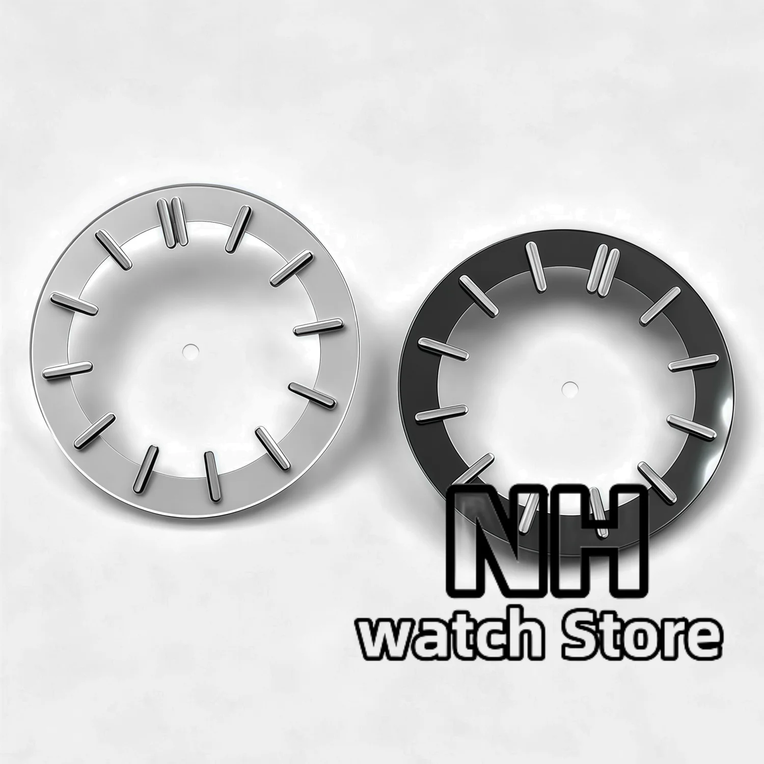 NH 29mm 31.5mm Watch Dial For NH70 NH72 NH71 NH35 36 NH37 PT5000 ETA2824 Miyota DG Movement Skeleton Hollow Dial Ring Luminous view 5