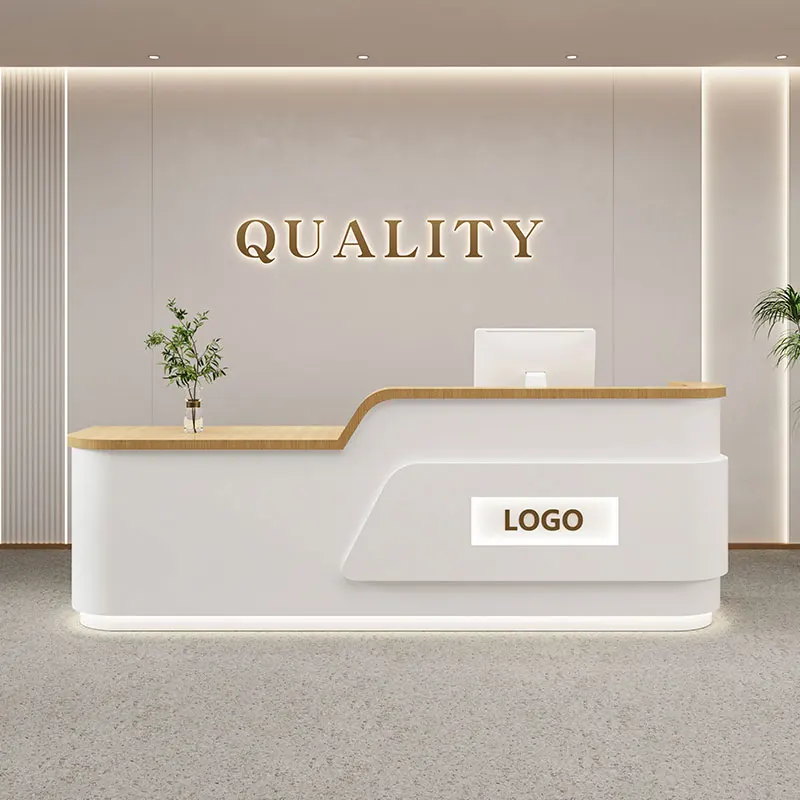 Creative Aesthetic Beauty Salon Reception Desk Drawers Design Reception Desks Escritorios Recepción Hotel Office Furniture
