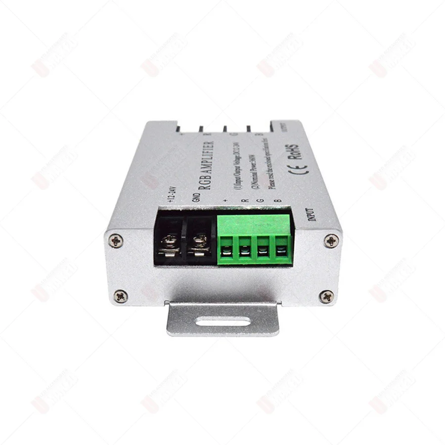 1set 360W RGB led strip light Amplifier controller DC12V-24V 30A Aluminum shell For RGB 5050 3528 SMD LED Strip lamp holiday
