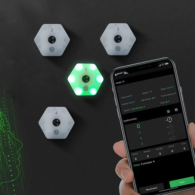 

Reaction training light speed training equipment training light system practical LED for outdoor sports home football train