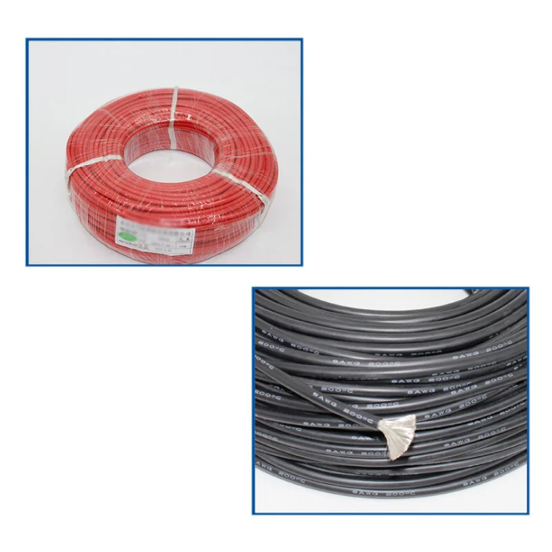 2 meter Silicon Wire 8 10 12 14 16 18 20 22AWG Heatproof Soft Silicone Silica Gel Wire Cable (1meter Red+1meter Black)