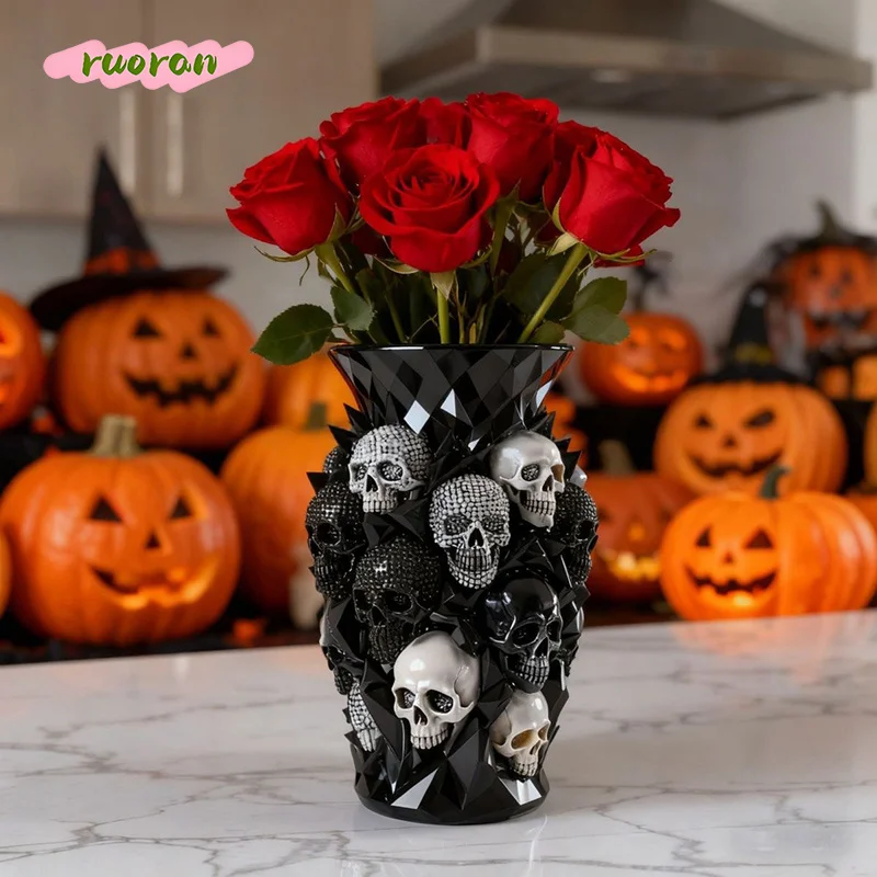 2026 New Resin Gothic Style Garden Vase Art Craft Home Decor Ornament