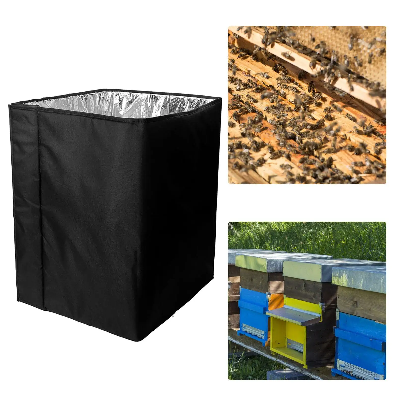 Winter Beehive Wrap Beehive Insulation Wrap, Waterproof, Easy to Use, Windproof, Warm, Overwintering Beehive Protective Cover