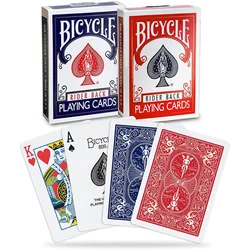 Blau rot Fahrrad Papier Spielkarten Fahrer zurück Standard Decks Poker Karten Spiele Zaubertricks