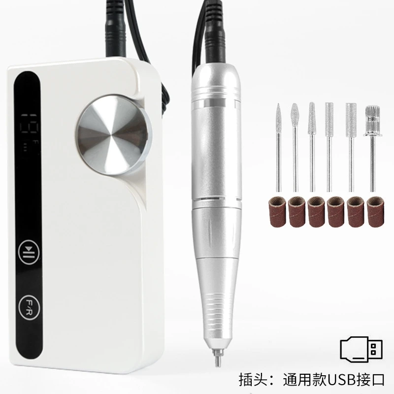    Taladro eléctrico portátil para uñas, amoladora de uñas profesional, accesorios para uñas, equipo de salón de uñas