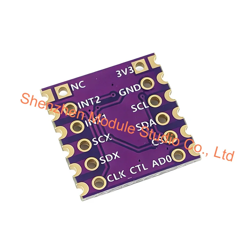 SlimeVR Compatible ICM45686 Six-Axis Gyroscope Accelerometer Module, External Crystal Oscillator, SPI IIC Communication