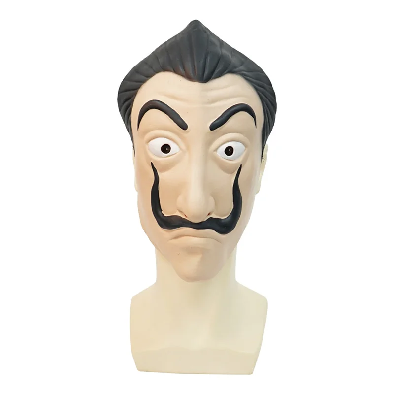 Hot Movie Salvador Dali Mask Movie The House of Paper La Casa De Papel Cosplay Accessories Halloween Masks Money