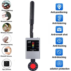 Multi-function Anti-spy Detector Camera GSM Audio Bug Finder GPS Locator lens RF Tracker Detects Wireless Hidden Camera Scanner