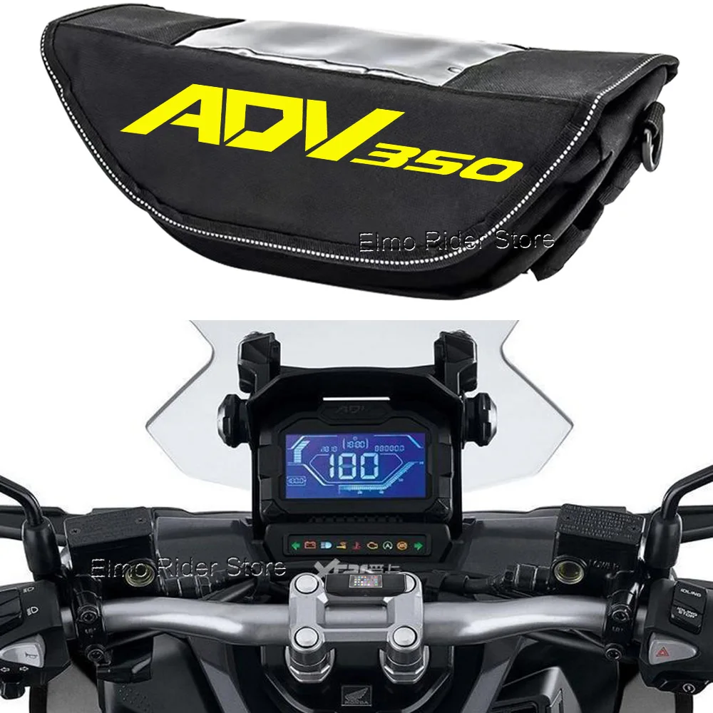 For Honda ADV350 ADV350 Motorcycle Waterproof And Dustproof Handlebar Storage Bag Shock-proof Navigation Bag Travel Bag