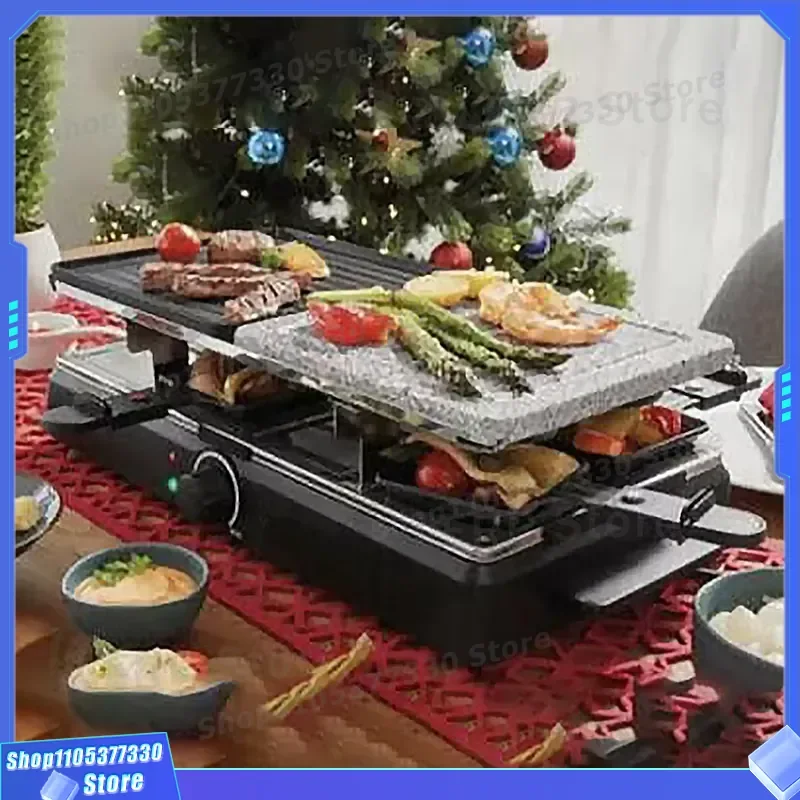 Smokeless Electric Grill Indoor Vertical BBQ Machine Portable Frying Pan for Steak Chicken Household Commercial Use Board
