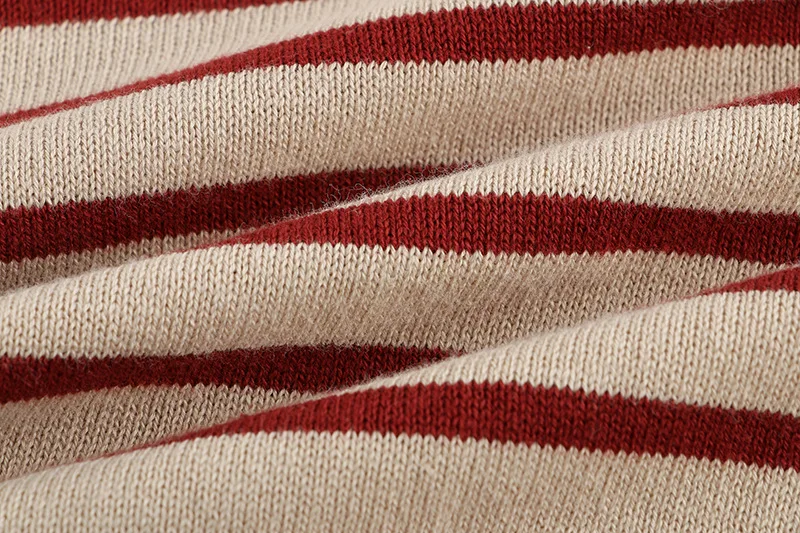 Klassisches Frühlings-Baby-Sweatshirt mit Schulterschnalle, 0–3 Jahre, gestreifter Strickpullover für Kleinkinder, Mädchen und Jungen, lockere Basis, Tops, Pullover – Detail 12