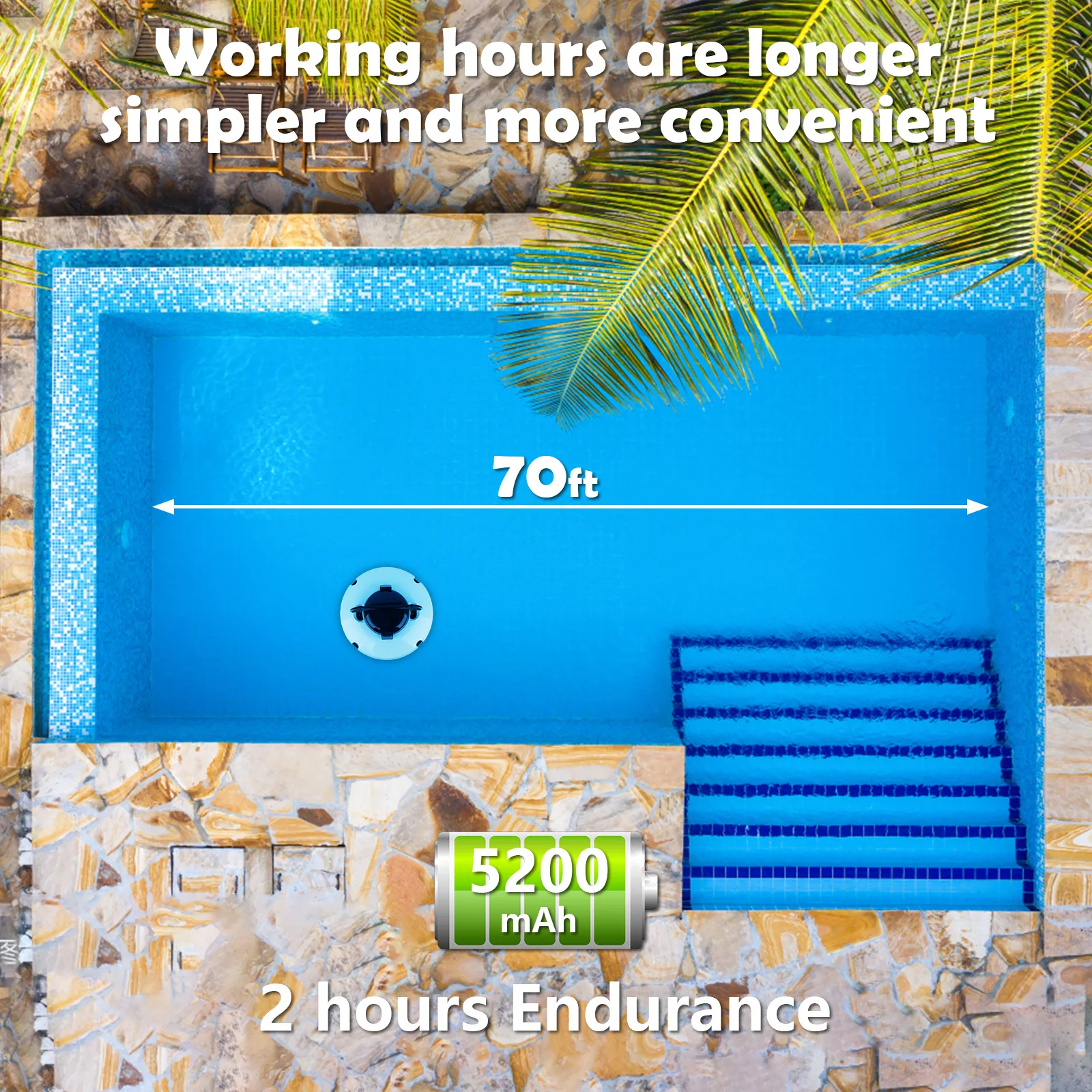 Automatyczny bezprzewodowy robot do czyszczenia basenu, odkurzacz robota do czyszczenia dna basenu.