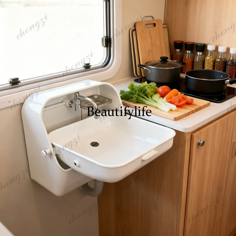 Small sink bathroom mini basin wall-mounted sink special modification