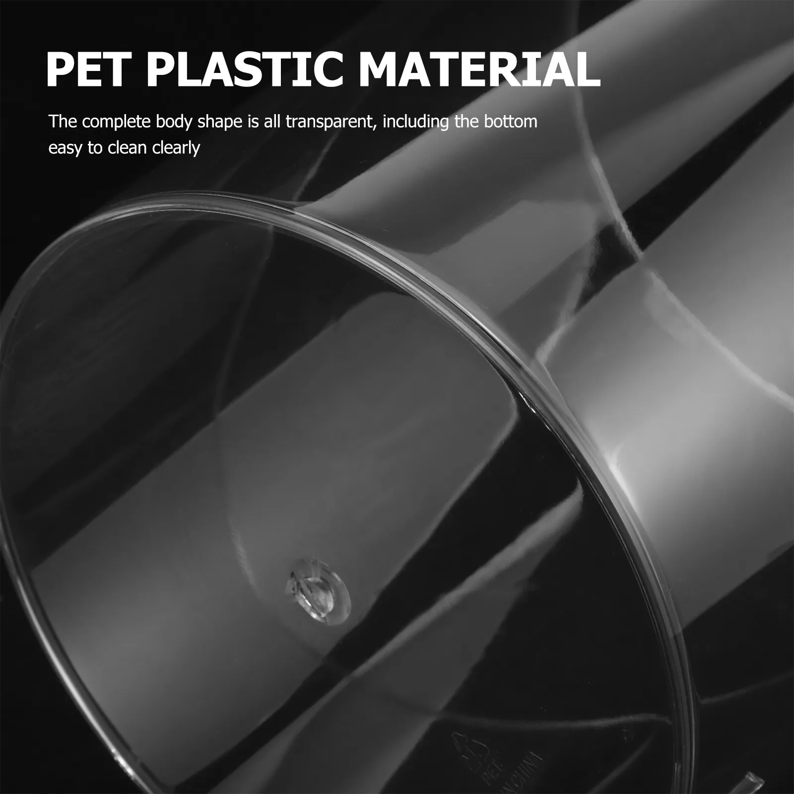 

Высокопрочная прозрачная круглая мусорная корзина для дома, устойчивая к падениям, из экологичных материалов, маленькая настольная урна для мусора для рукоделия