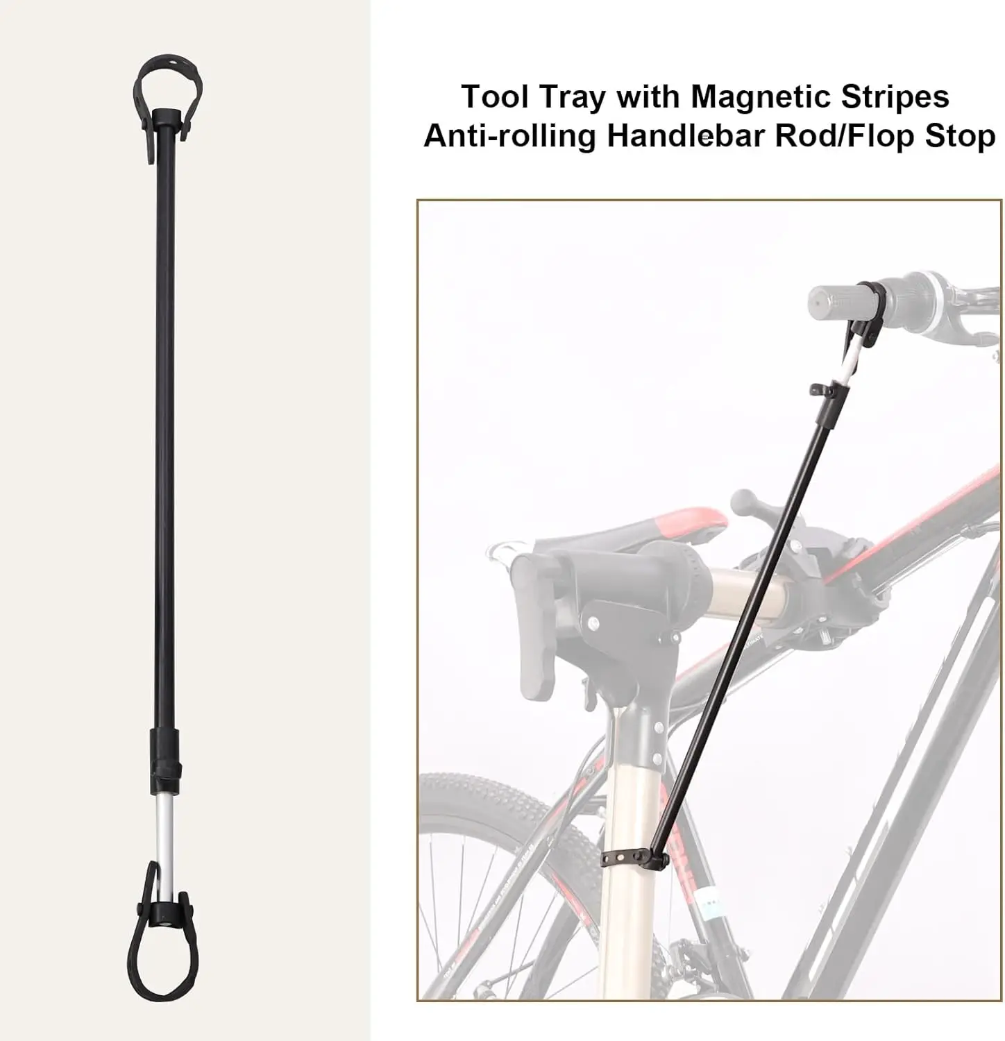 Suporte de reparo de ebike, máximo 110 lbs, suporte de alumínio portátil para manutenção de bicicleta, feito para qualquer bicicleta, e-bike pesado, mo