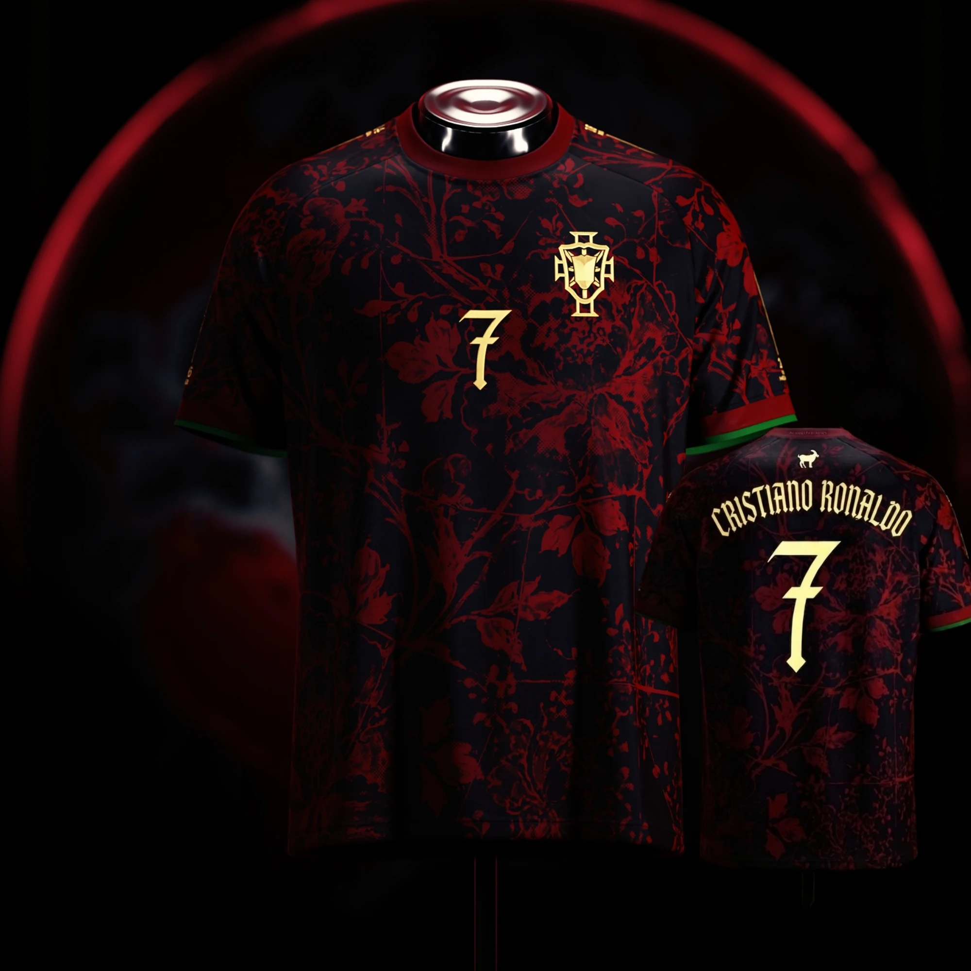 2026 Cristiano Ronaldo #7 The Siu Portugal Heritage Football Jersey Men's Woman's Breathable Quick-dry Y2k Fan O-Neck T-Shirt