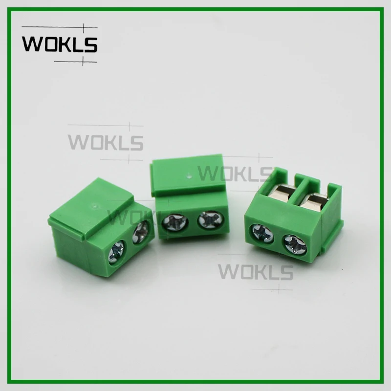 50PCS/100PCS 5.0MM PCB screw terminal block KF126 5.0 DG126 5.0 can be splicable