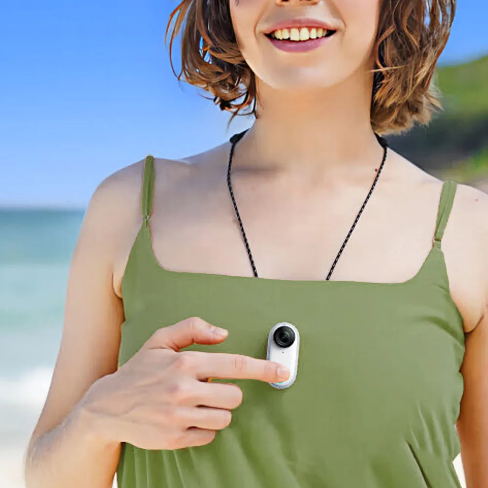Adjustable Magnetic Neck Strap for Insta360 GO3 Anti-lost Lanyard Bracket Go3 Thumb Camera Accessories
