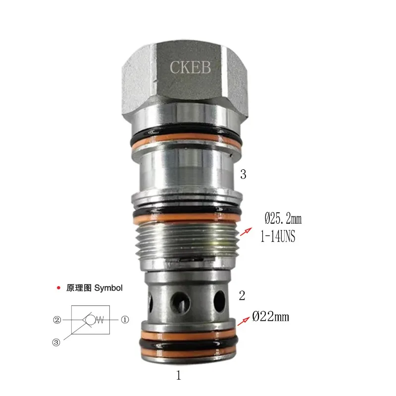 Hydraulic Control Check Valve CKCB One-way Hydraulic Lock CKGB Roadheader Support,  Construction Machinery CKEB-XCN